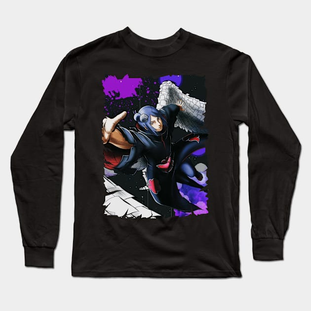 KONAN ANIME MERCHANDISE Long Sleeve T-Shirt by julii.draws